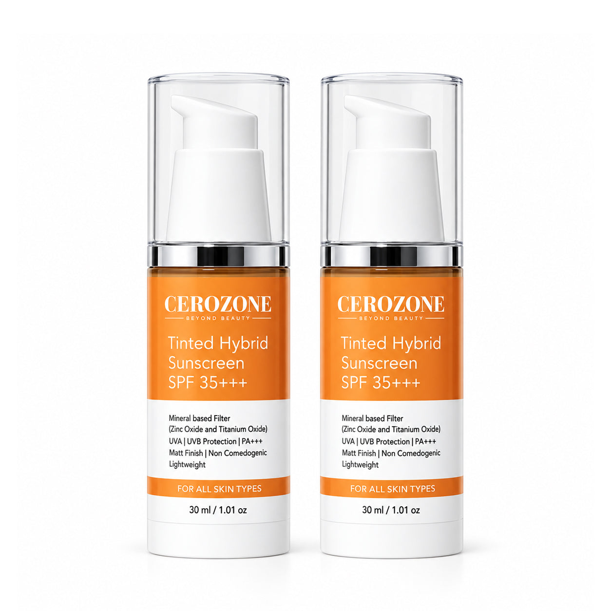 Cerozone tinted sunscreen double deal