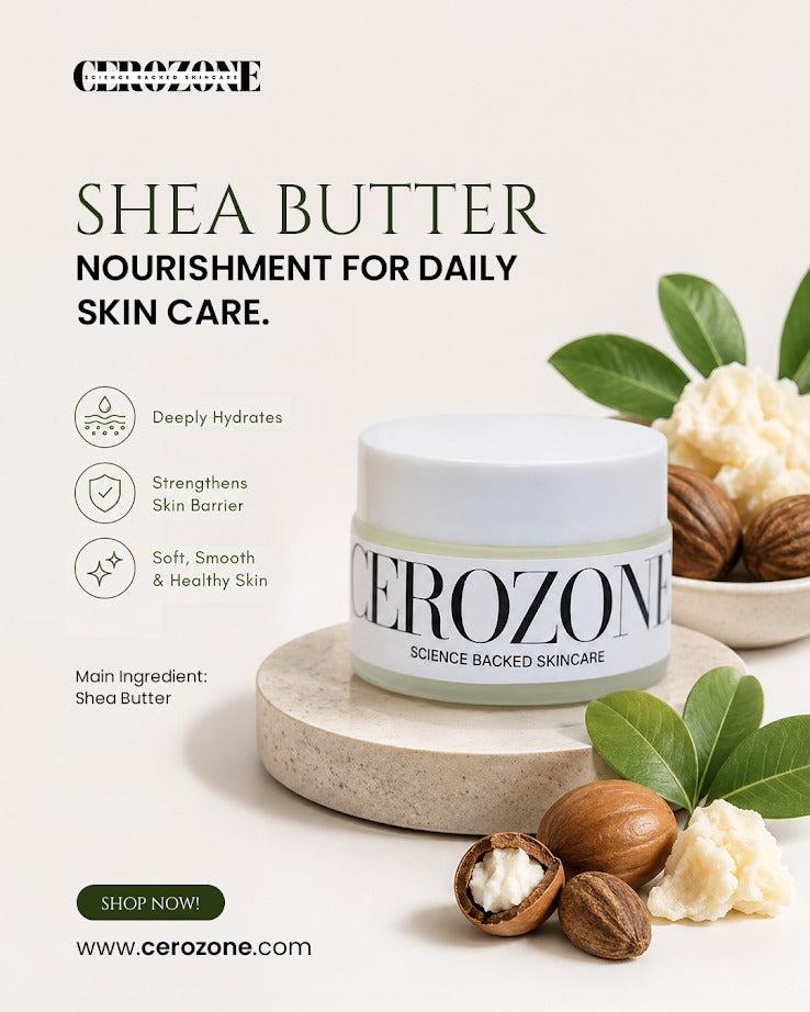 Cerozone Shea Butter Moisturizer | Luxury Hydration for Sensitive Skin