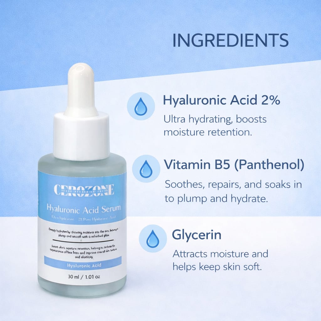 Cerozone Hyaluronic Acid Serum